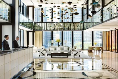 Lobby at The Langham, Chicago