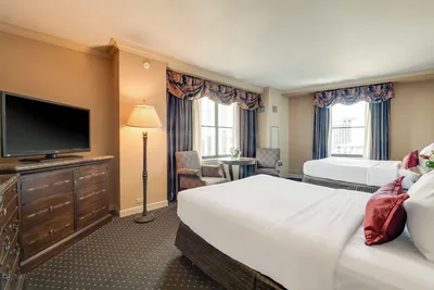 Guest room at The Whitehall Hotel