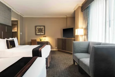 Guest room at The Whitehall Hotel