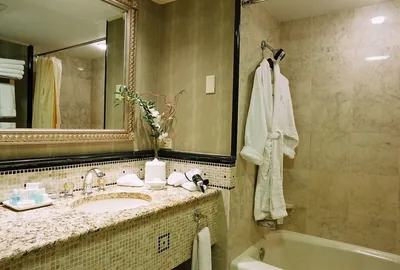 Guest room at The Whitehall Hotel