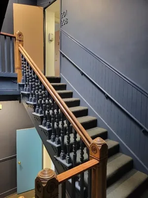 Lobby at Chicago Parthenon Hostel