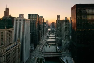 Views from Club Quarters Hotel, Wacker at Michigan