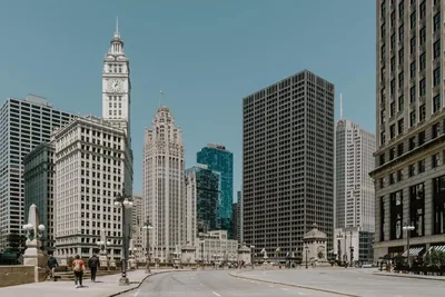 Views from Club Quarters Hotel, Wacker at Michigan