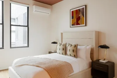 Guest room at FOUND Hotel Chicago River North