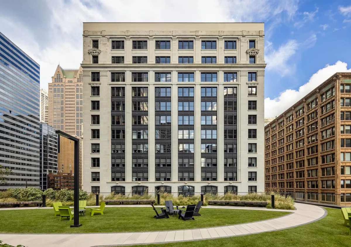 Hilton Garden Inn Chicago Central Loop in the 1905 Chicago and North Western Railway Office Building