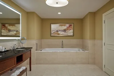 Guest room at JW Marriott Chicago