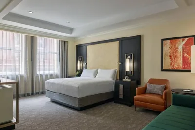 Guest room at JW Marriott Chicago