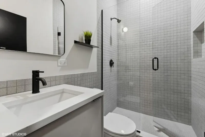 Guest room at Logan Square SRO Hotel