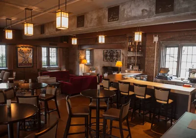 Restaurant and bar at The Quadrangle Club, University of Chicago