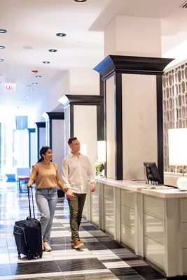 Lobby at The Silversmith Hotel