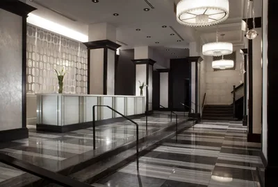 Lobby at The Silversmith Hotel