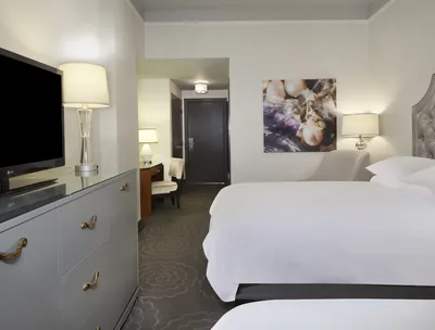 Guest room at The Silversmith Hotel