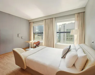 Guest room at Sports Illustrated Chicago