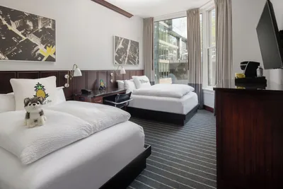Guest room at Staypineapple, An Iconic Hotel, The Loop