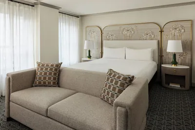 Guest room at The Talbott