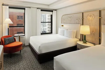 Guest room at The Talbott