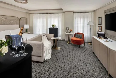 Guest room at The Talbott